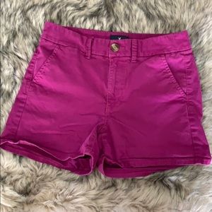 American Eagle Magenta shorts. Size 6.
